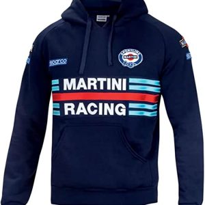 SUDADERA SPARCO SPORT CALLE REF 01279MRNR2M MARTINI RACING COLOR AZUL MARINO