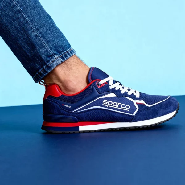 Zapatillas Sparco S-Road Azul/Rojo - Imagen 2
