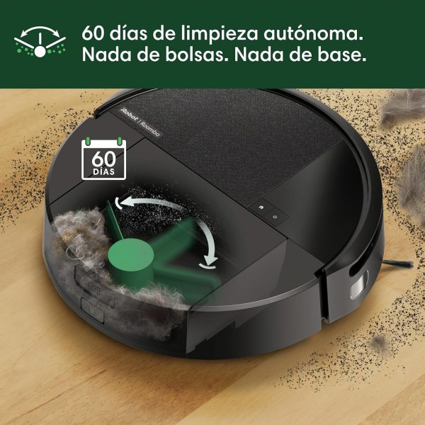iRobot Roomba 205 DustCompactor Combo – Compactación sin bolsa y hasta 60 días sin vaciar - Imagen 4