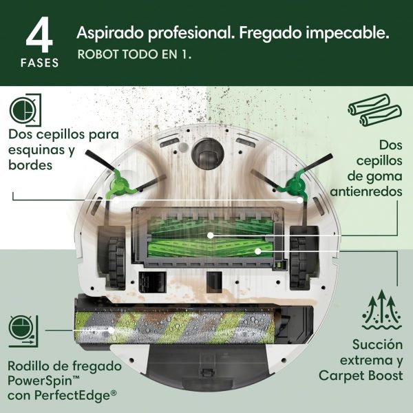 iRobot Roomba MAX 705 Combo con Base AutoWash y Agua Caliente – La limpieza más avanzada del mercado - Imagen 3